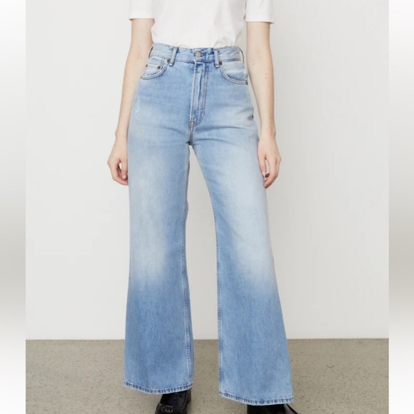 Acne Studio light wash wide leg relaxed fit baggy  HTF - Picture 5 of 16